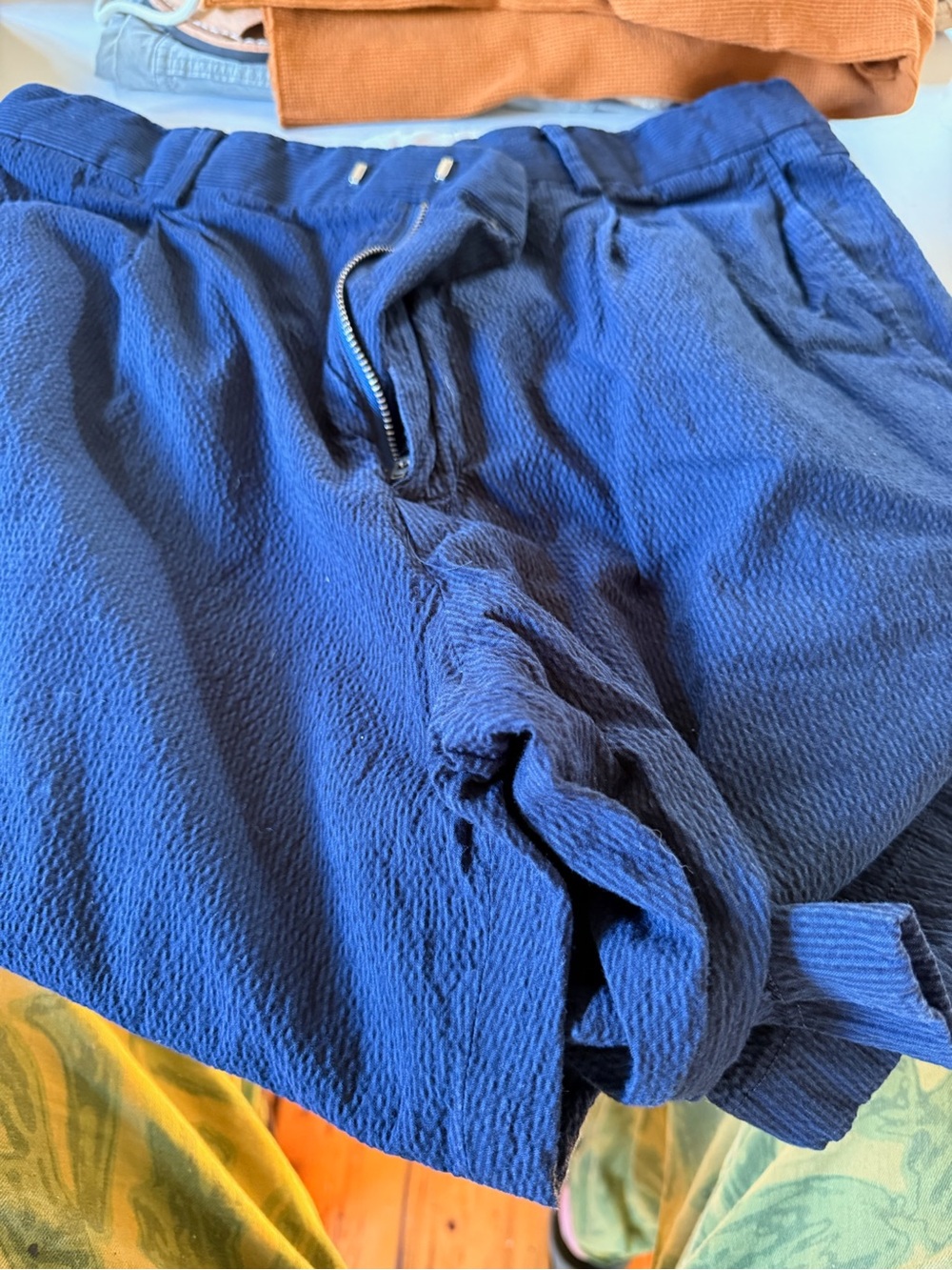 Men's Navy Blue Casual Pants